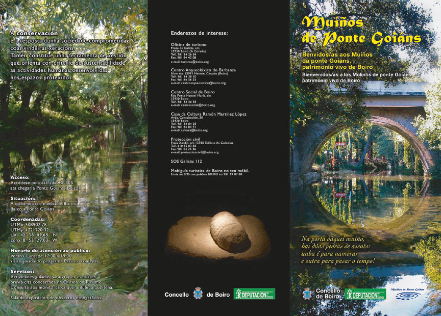 Turismo Boiro: Guía dos Muíños de Ponte Goiáns